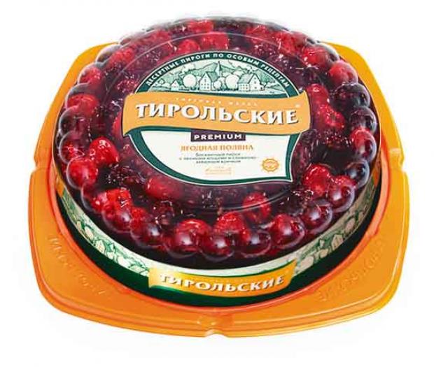 

Пирог бисквитный «Тирольские пироги» Ягодная Поляна, 700 г