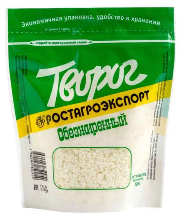 Творог Ростагроэкспорт 0 230 г 89₽