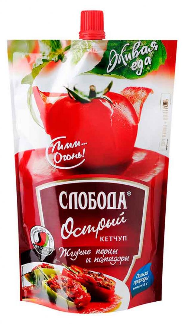 

Кетчуп острый «Слобода» Живая еда, 350 г
