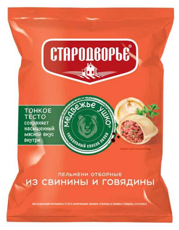 Пельмени Стародворье Отборные с свининой и говядиной 430 г 104₽