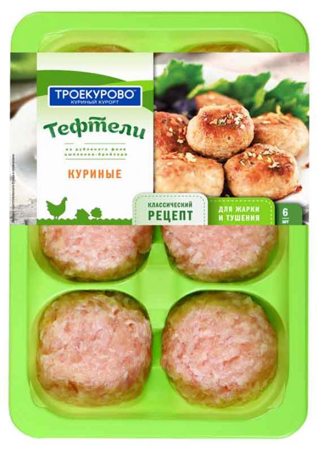 

Тефтели «Троекурово» из мяса цыплят-бройлеров охлажденные, 450 г