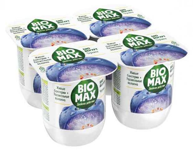 

Биойогурт Bio-Max с черникой, обогащенный бифидобактериями и пребиотиком 2.2%, 125 г