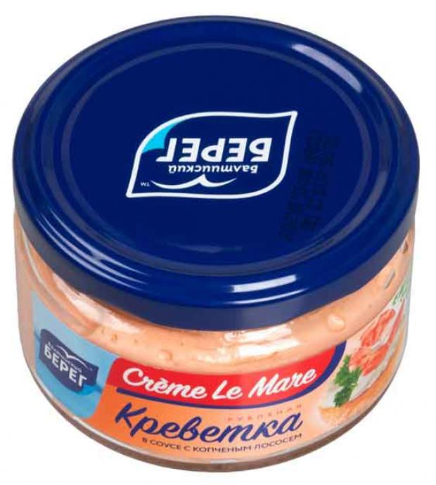 Креветка рубленая «Балтийский Берег» в соусе с копченым лососем, 165 г
