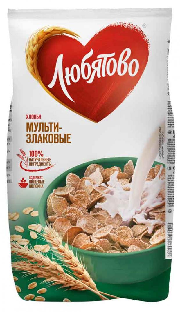 Готовый завтрак Любятово хлопья зерновые мультизлаковые 250 г 70₽