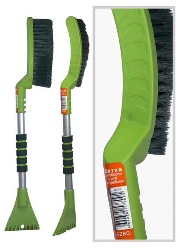 Щетка для снега Li-Sa cо скребком 63 см 272₽