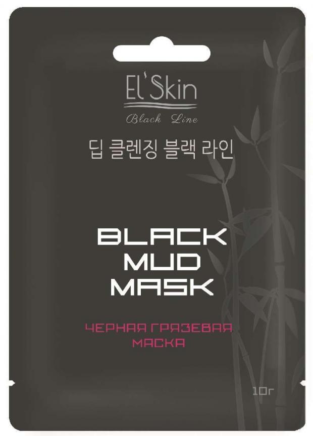 

Маска для лица El'skin Black Mud Mack черная грязевая, 10 г