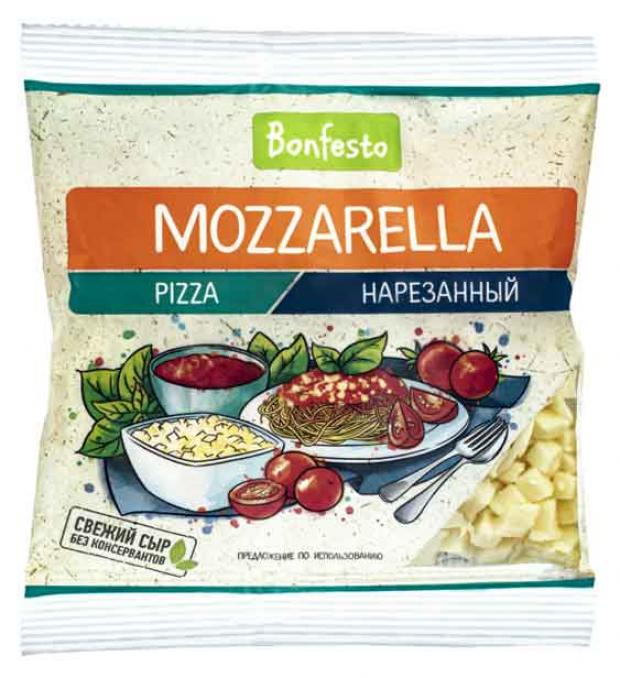 Сыр мягкий Bonfesto Моцарелла Пицца нарезанный 40 150г 128₽