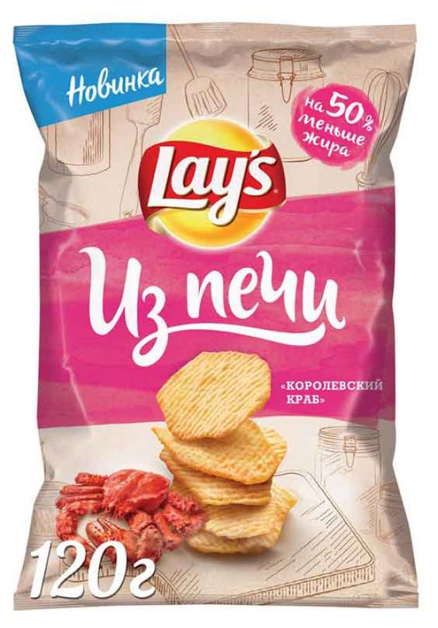 

Чипсы Lay's Из печи королевский краб, 120 г