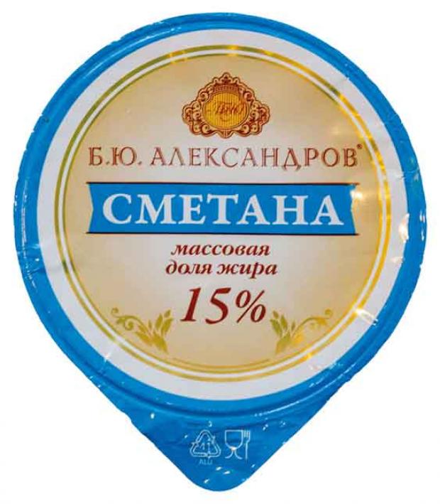 

Сметана «Б.Ю. Александров» 15%, 230 г