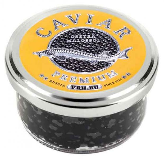 Икра осетровых рыб Russian Caviar Premium, 100 г