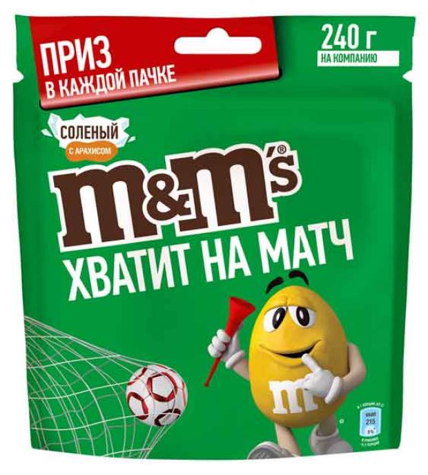 

Драже M&M's Maxi с соленым арахисом, 240 г