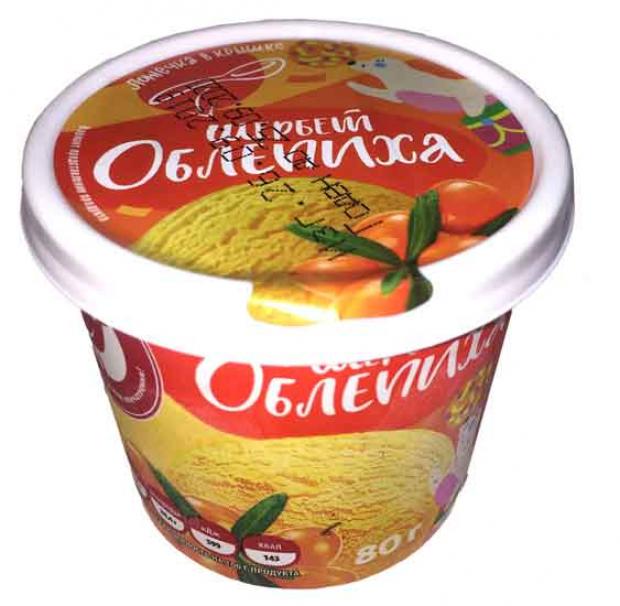 

Мороженое АШАН Щербет облепиха, 80 г