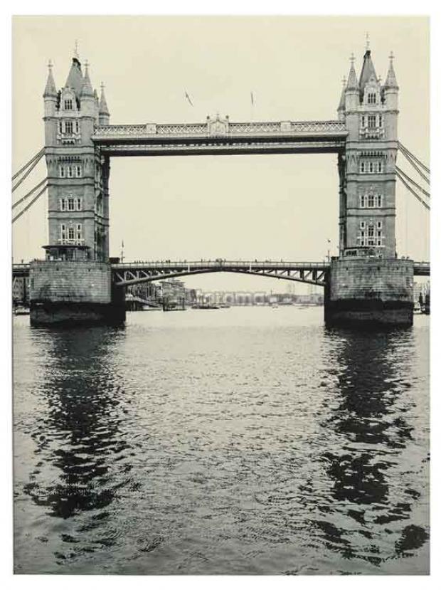 Канвас Метрика Тауэрский мост 35х45 см 444₽