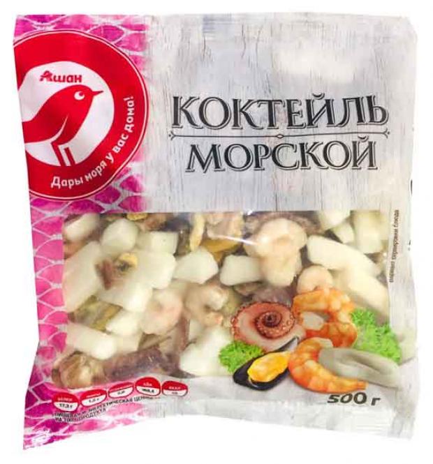 Коктейль Морской мороженный АШАН 500 г 300₽