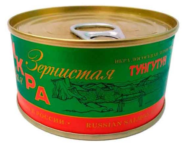 Икра лососевая Тунгутун зернистая 140 г 720₽