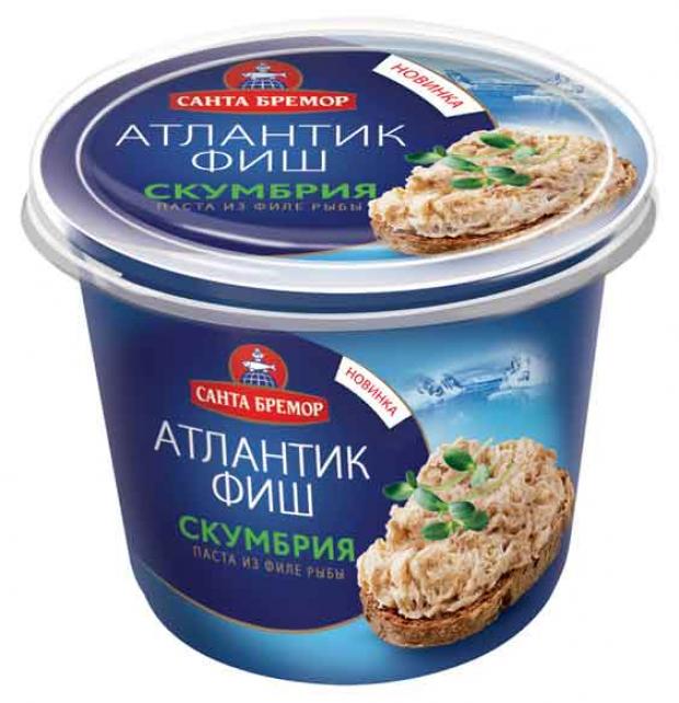 Паста из филе тресковых рыб «Санта Бремор» с скумбрией, 140 г