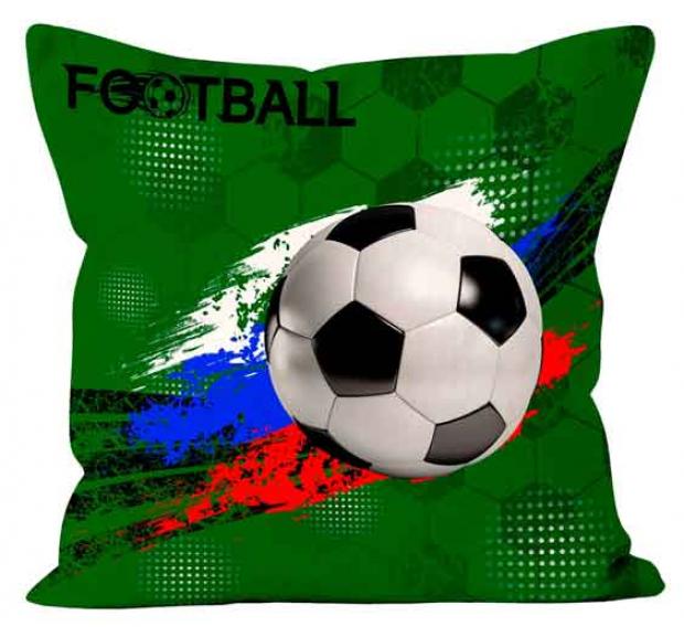 Подушка декоративная Football Василиса бязь 40х40 см 344₽