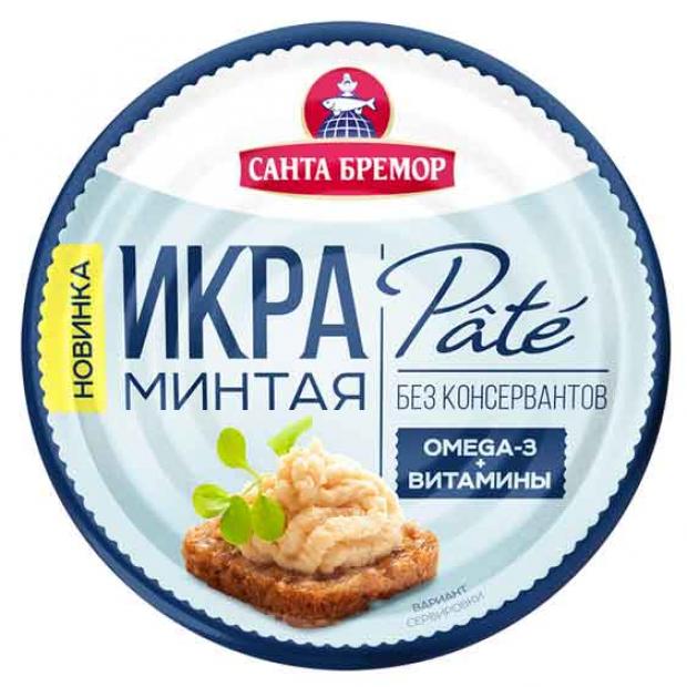 Икра минтая Санта Бремор Pate 90 г 71₽