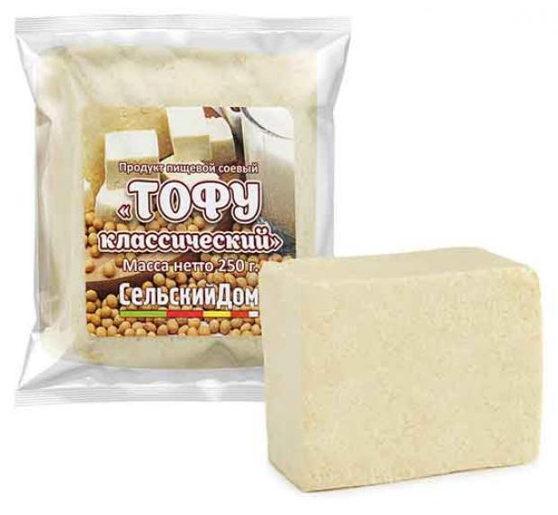 Продукт пищевой соевый Сельский Дом Тофу классический 250 г 114₽