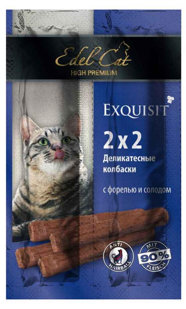 Лакоство для кошек Edel Cat Мини-колбаски с форелью и солодом 30 г 68₽