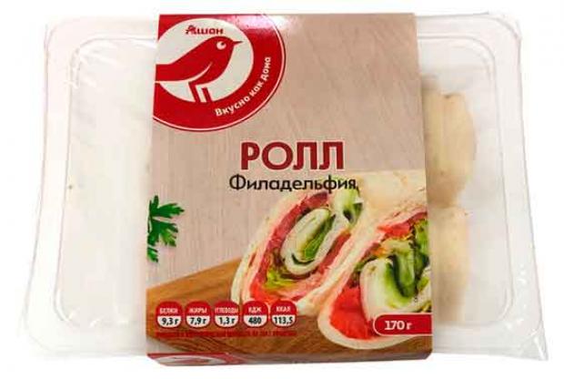 

Ролл АШАН Филадельфия, 170 г