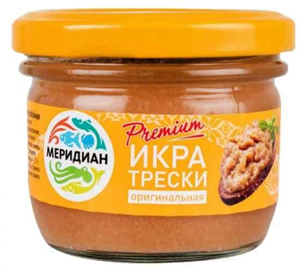 

Икра трески «Меридиан» Premium, 100 г