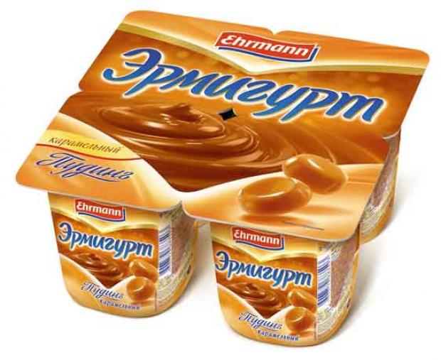 Пудинг Эрмигурт карамельный 3 100 г 20₽