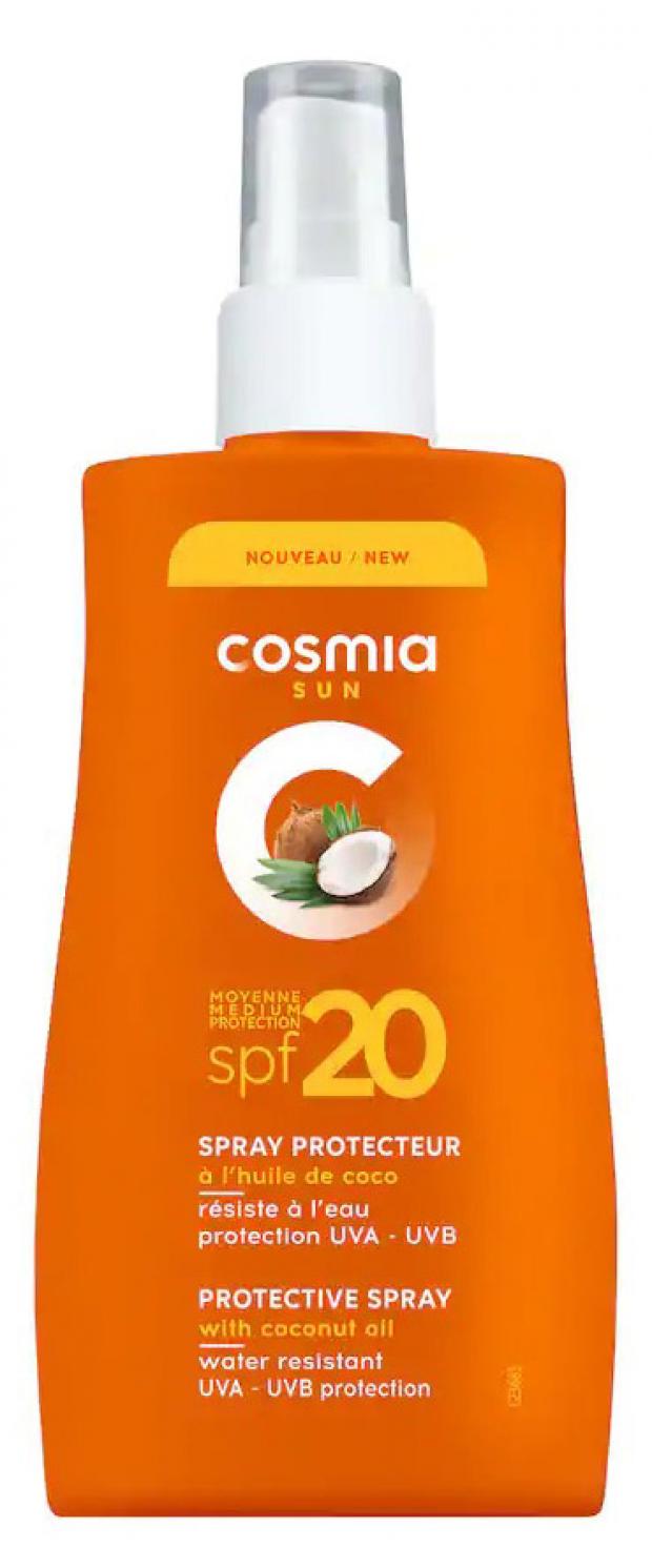 

Спрей солнцезащитный Cosmia SPF20 средняя защита, 200 мл