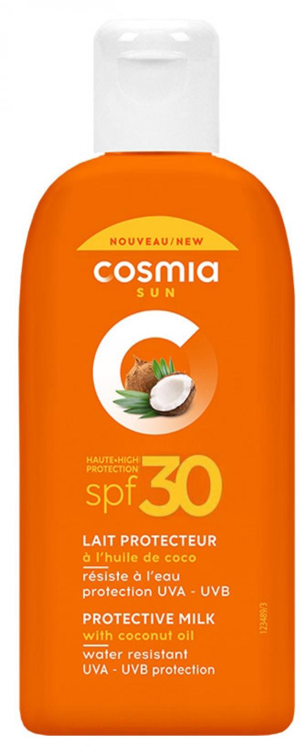 фото Молочко солнцезащитное cosmia spf30 средняя защита, 100 мл