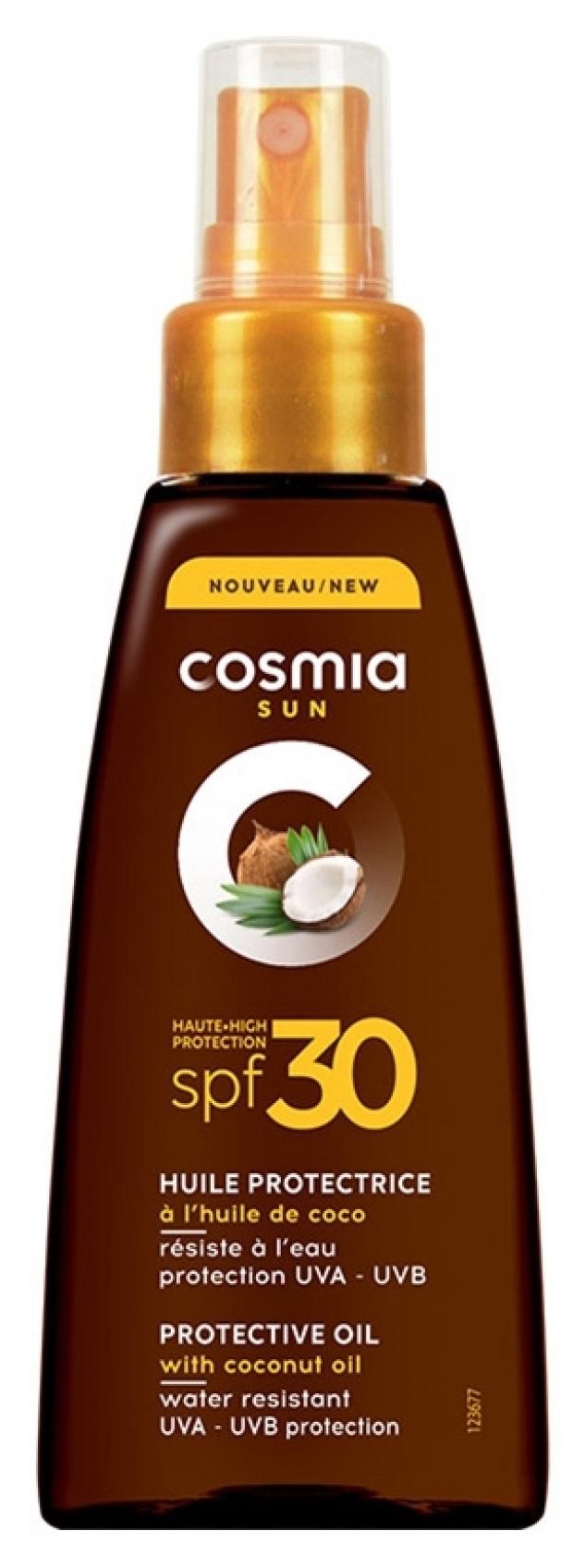 

Масло солнцезащитное Cosmia SPF30 средняя защита, 150 мл