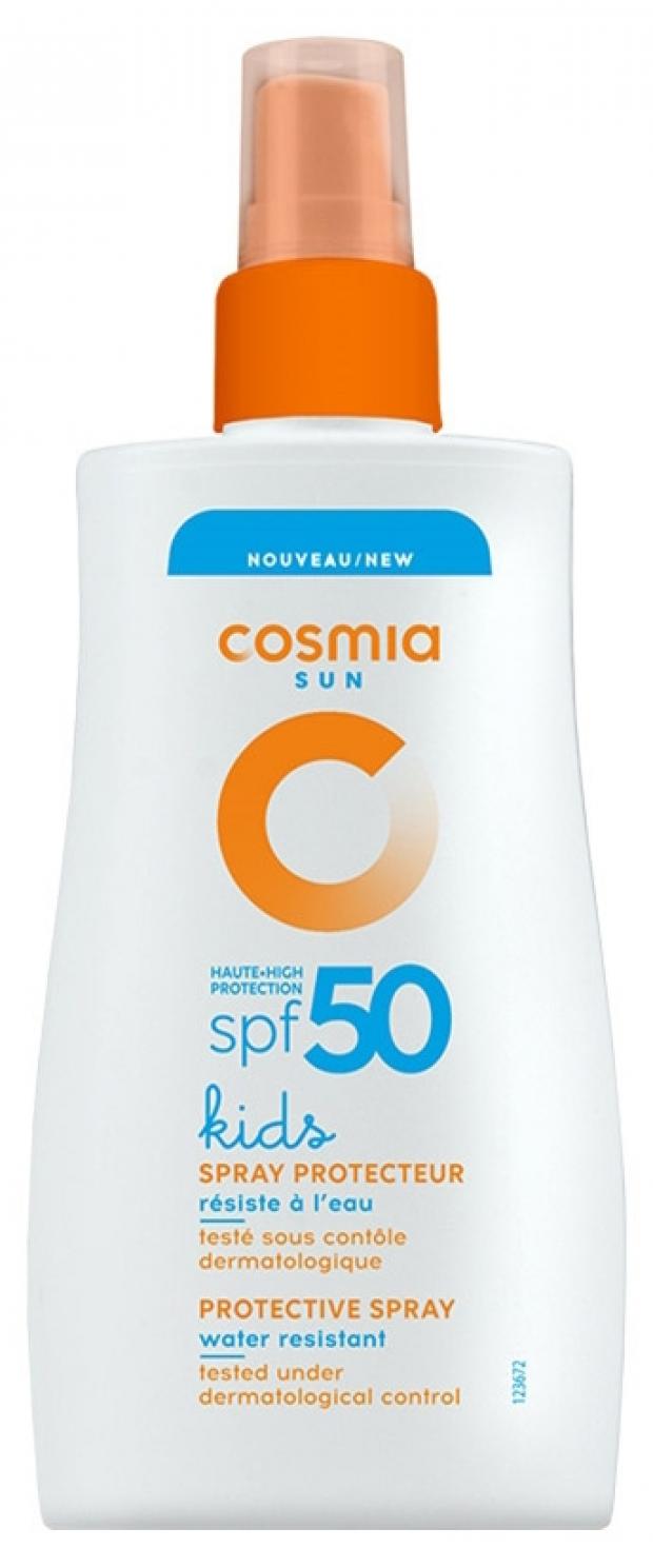 

Спрей солнцезащитный детский Cosmia SPF50 высокая защита, 200 мл