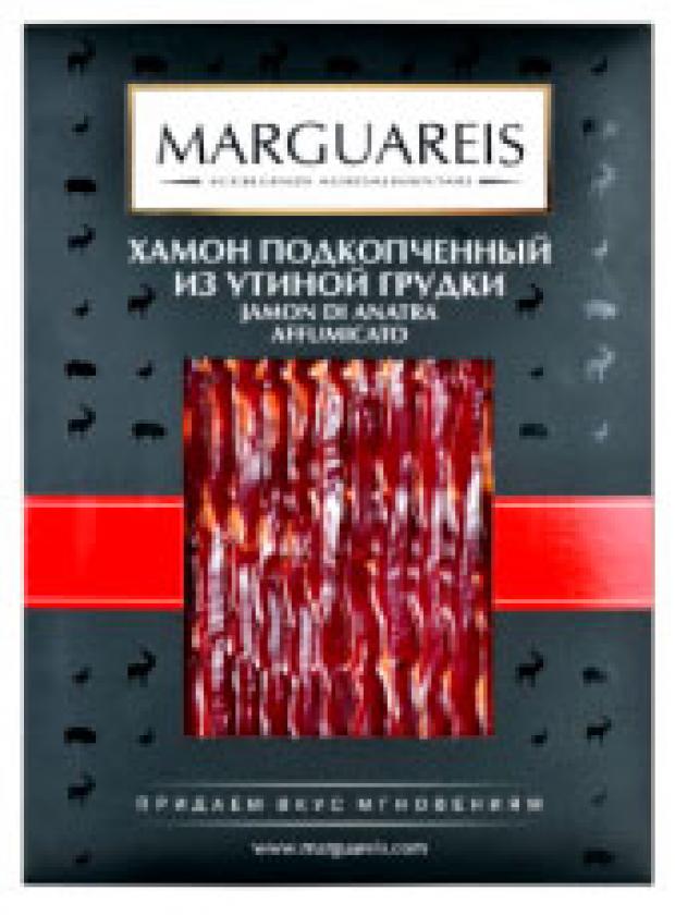

Хамон подкопченный Marguareis утиный нарезка, 60 г