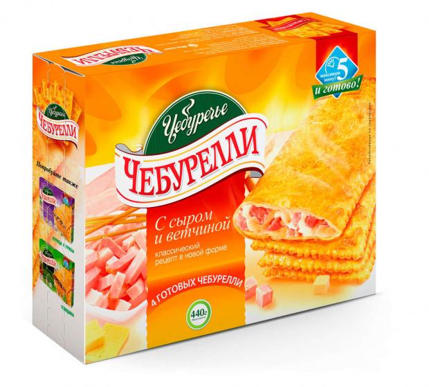 

Чебурелли «Чебуречье» с сыром и ветчиной, 440 г