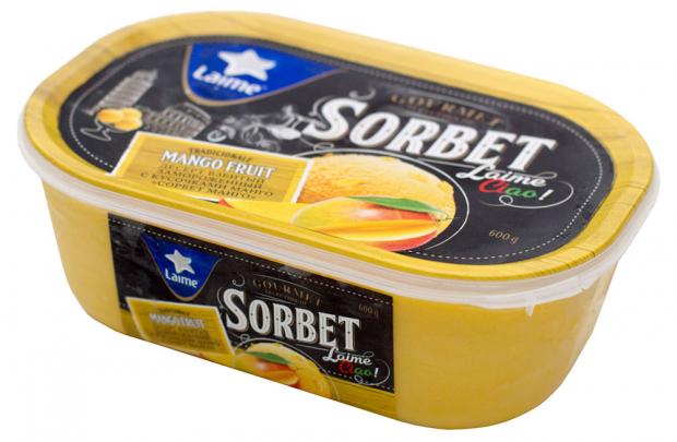 

Мороженое сорбет Laime манго, 500 г