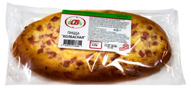 

Пицца с колбасой «сытно&вкусно», 120 г