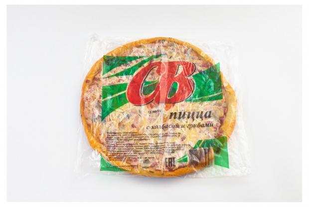 

Пицца колбасой и грибами «сытно&вкусно», 270 г