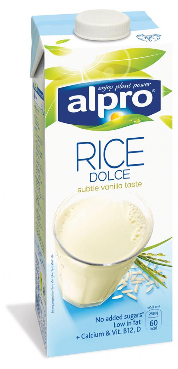 

Напиток рисовый Alpro со вкусом ванили обогащенный кальцием и витаминами, 1 л