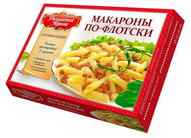 Макароны «Российская Корона» по-флотски, 300 г