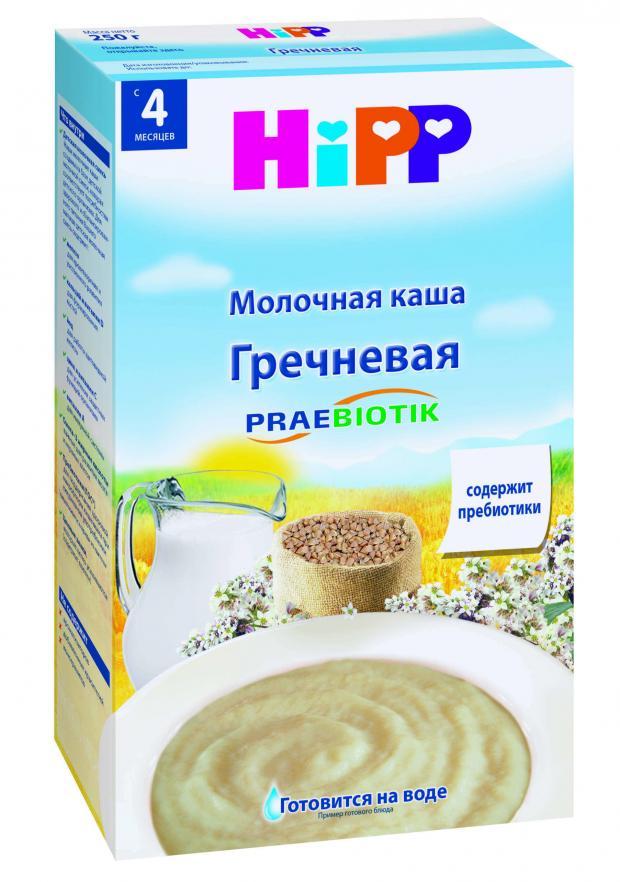 

Каша молочная Hipp Гречневая с пребиотиками с 4 мес., 250 г