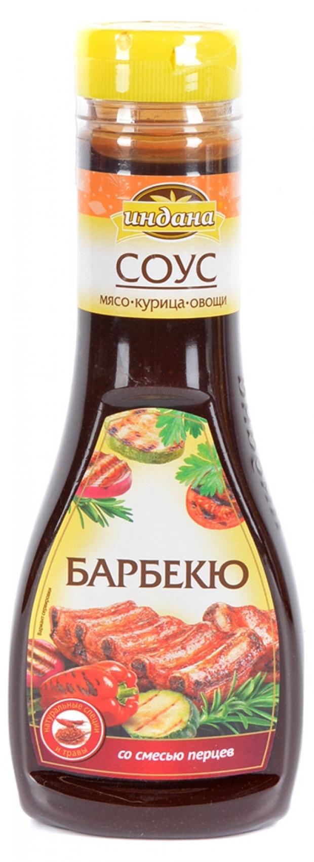 

Соус барбекю «Индана» со смесью перцев, 300 мл