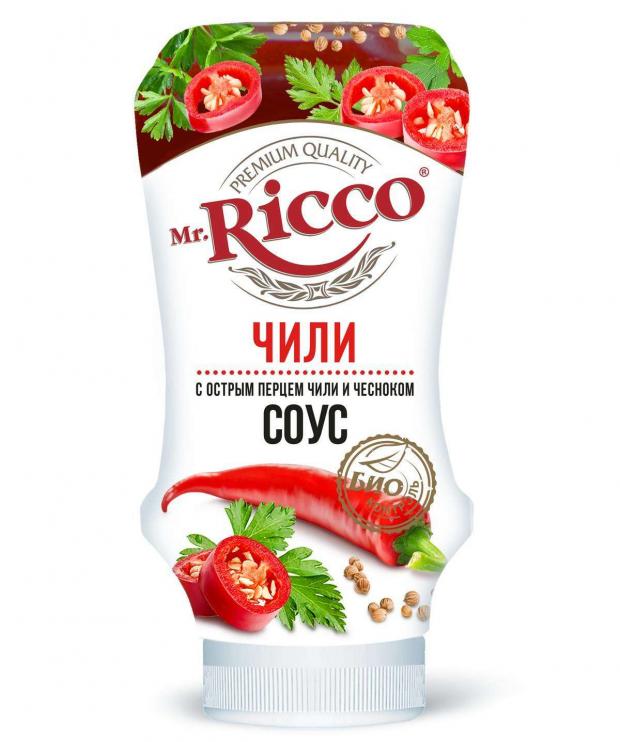 

Соус томатный Mr.Ricco с перцем чили и чесноком, 335 г