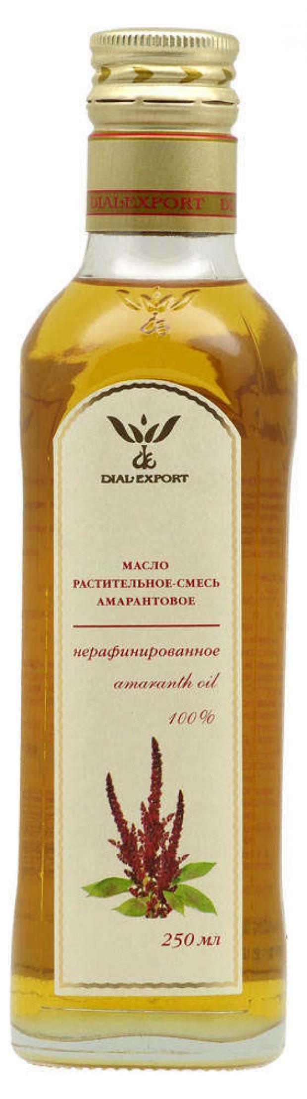 

Масло амарантовое Dial-Export с добавлением кукурузного нерафинированное, 250 мл