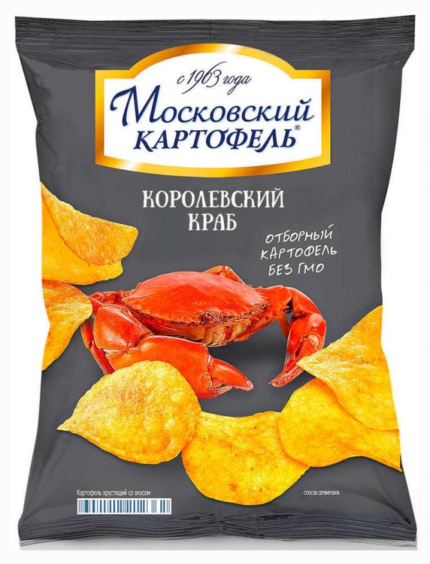 

Чипсы картофельные «Московский Картофель» со вкусом королевского краба, 150 г