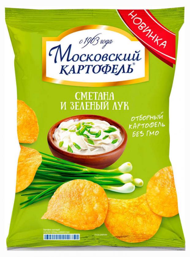 

Чипсы картофельные «Московский Картофель» со вкусом сметаны и лука, 150 г