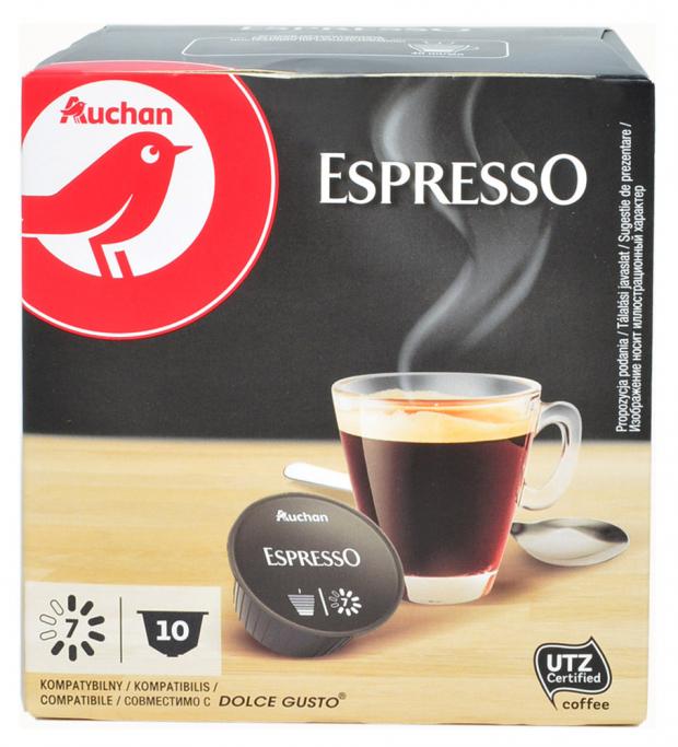 

Кофе в капсулах АШАН Espresso, 10 шт