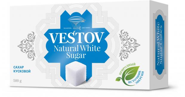 

Сахар кусковой Vestov белый, 500 г
