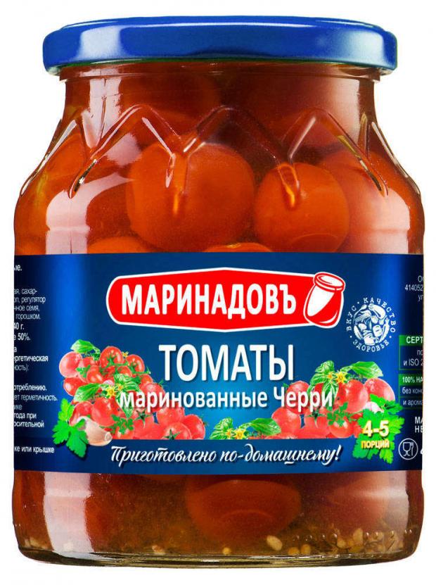 

Томаты черри «Маринадовъ» маринованные, 680 г