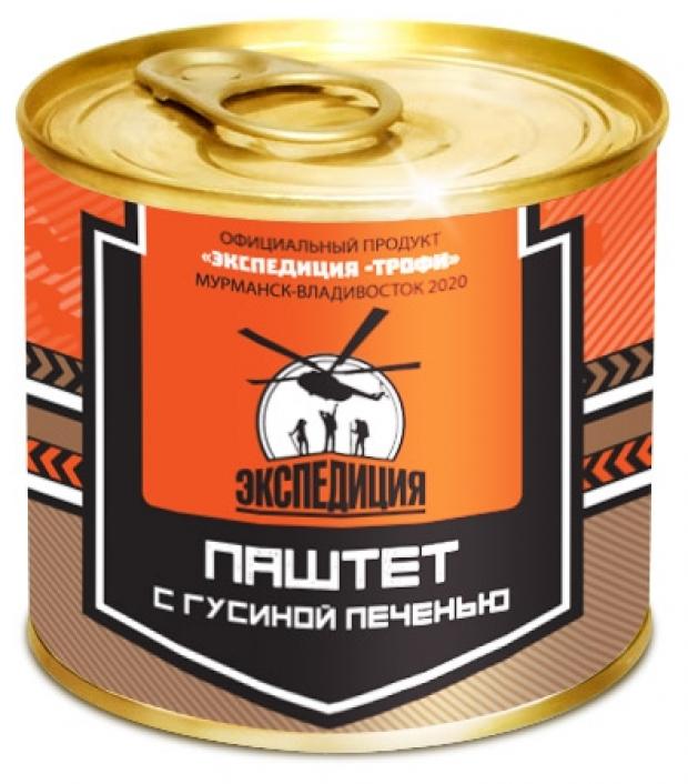 Паштет «Экспедиция» с гусиной печенью, 180 г