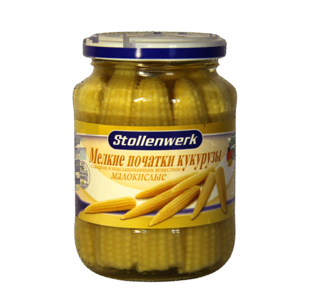 

Початки кукурузы Stollenwerk мелкие, 370 мл