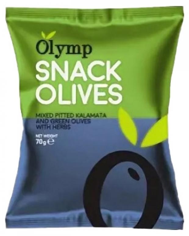 

Оливки и маслины Olymp без косточек с травами, 70 г